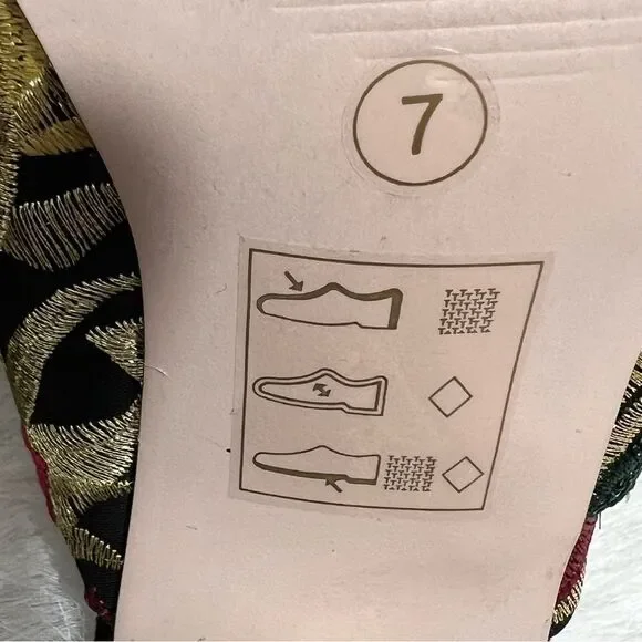 Sole Society Embroidered Bold Floral Design Mule -- 7 - Picture 10 of 10